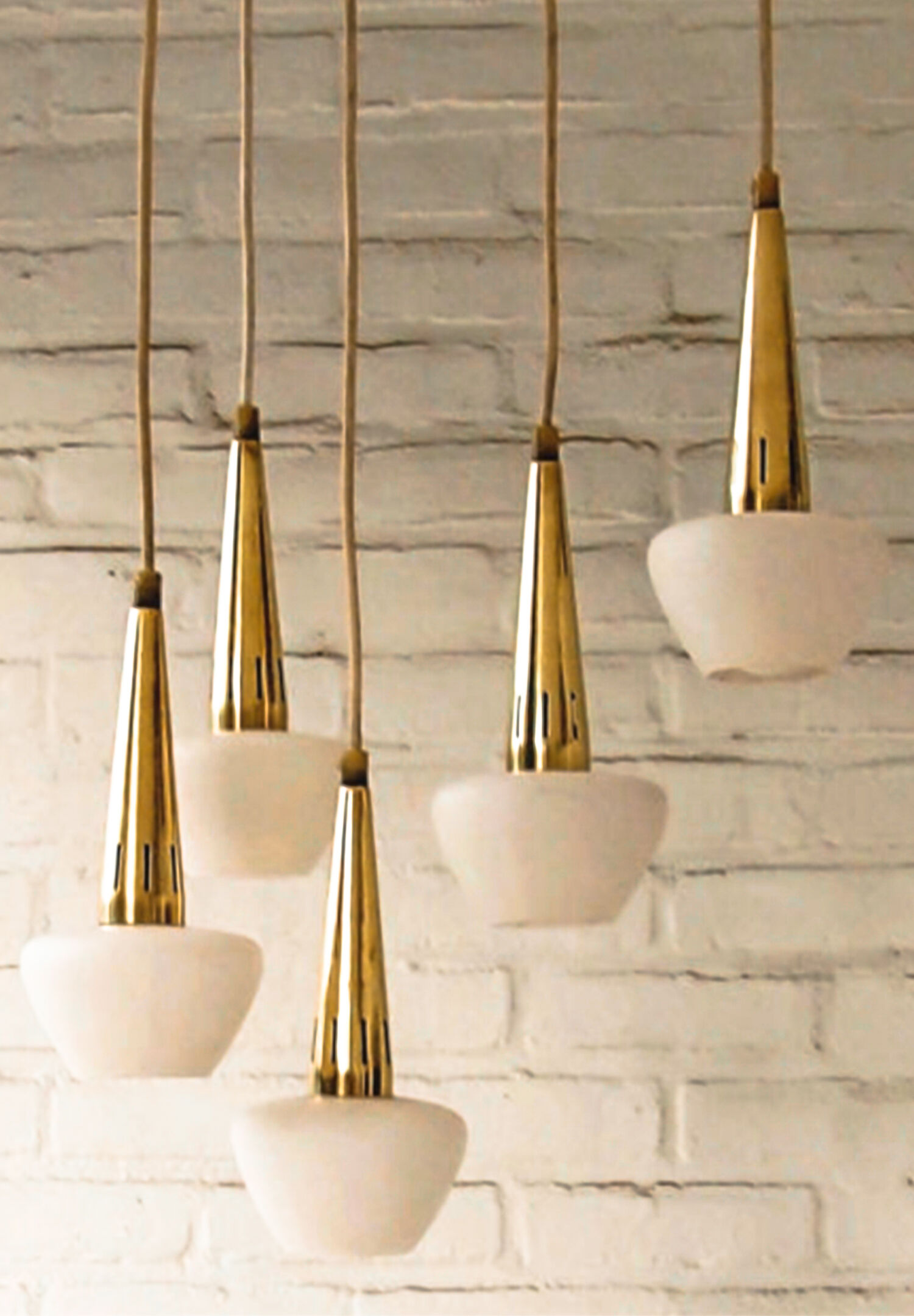 Cascade chandelier 50s