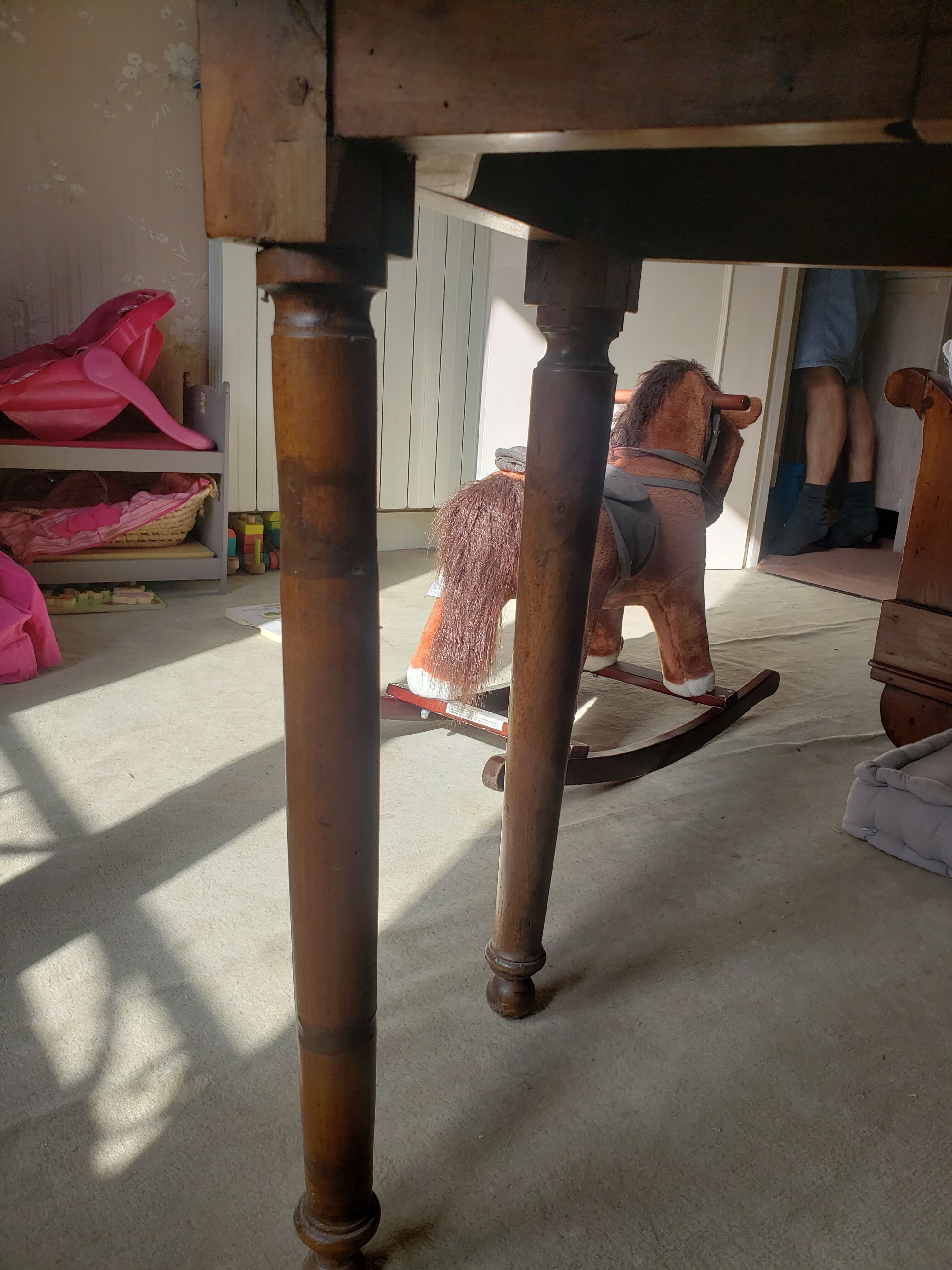 Table ancienne pliante en bois