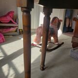 Old folding wooden table