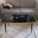 Table basse vintage pieds fuseaux
