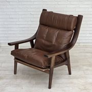 1970s, Danish design by H.J.Wegner, highback armchair, model GE530.