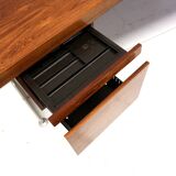 Large exclusive vintage rosewood corner desk by Voko made in the 1960s