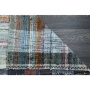 Vintage Turkish Oushak Handmade Wool Cotton Green Runner Rug 125x310