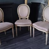 Louis XVI style medallion chairs
