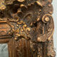 Large golden mirror