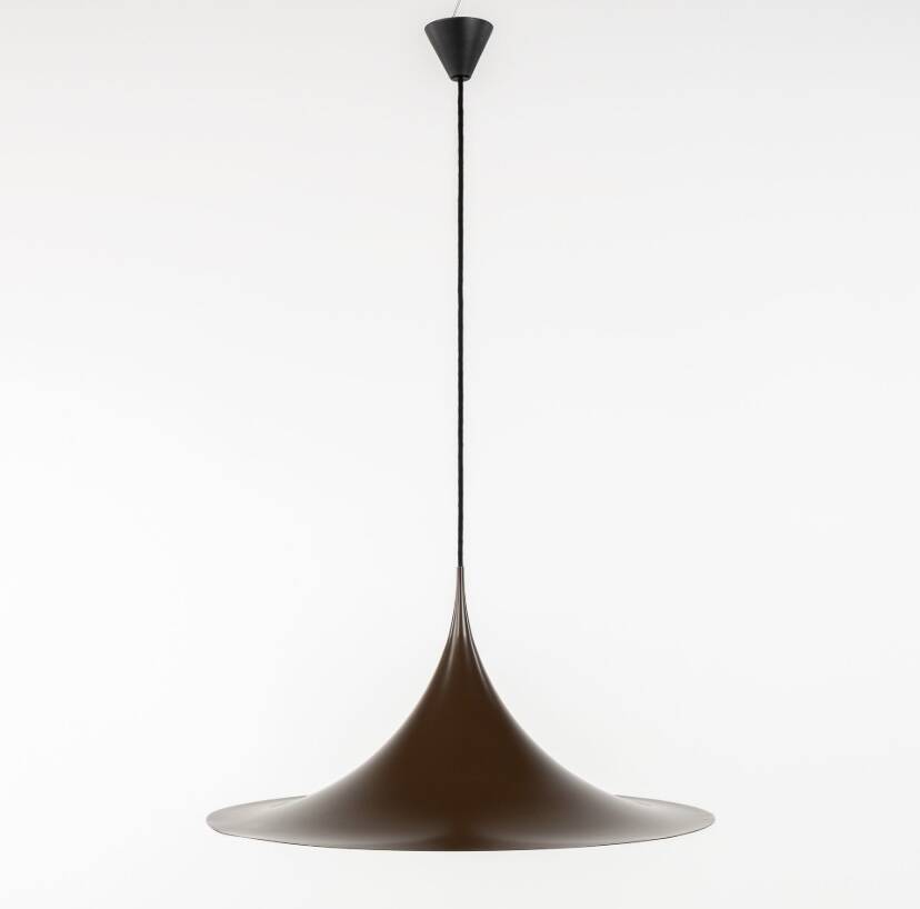 Brown “Witches Hat” pendant lamp by Claus Bonderup & Torsten Thorup for Fog & Morup