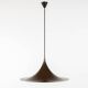Brown “Witches Hat” pendant lamp by Claus Bonderup & Torsten Thorup for Fog & Morup