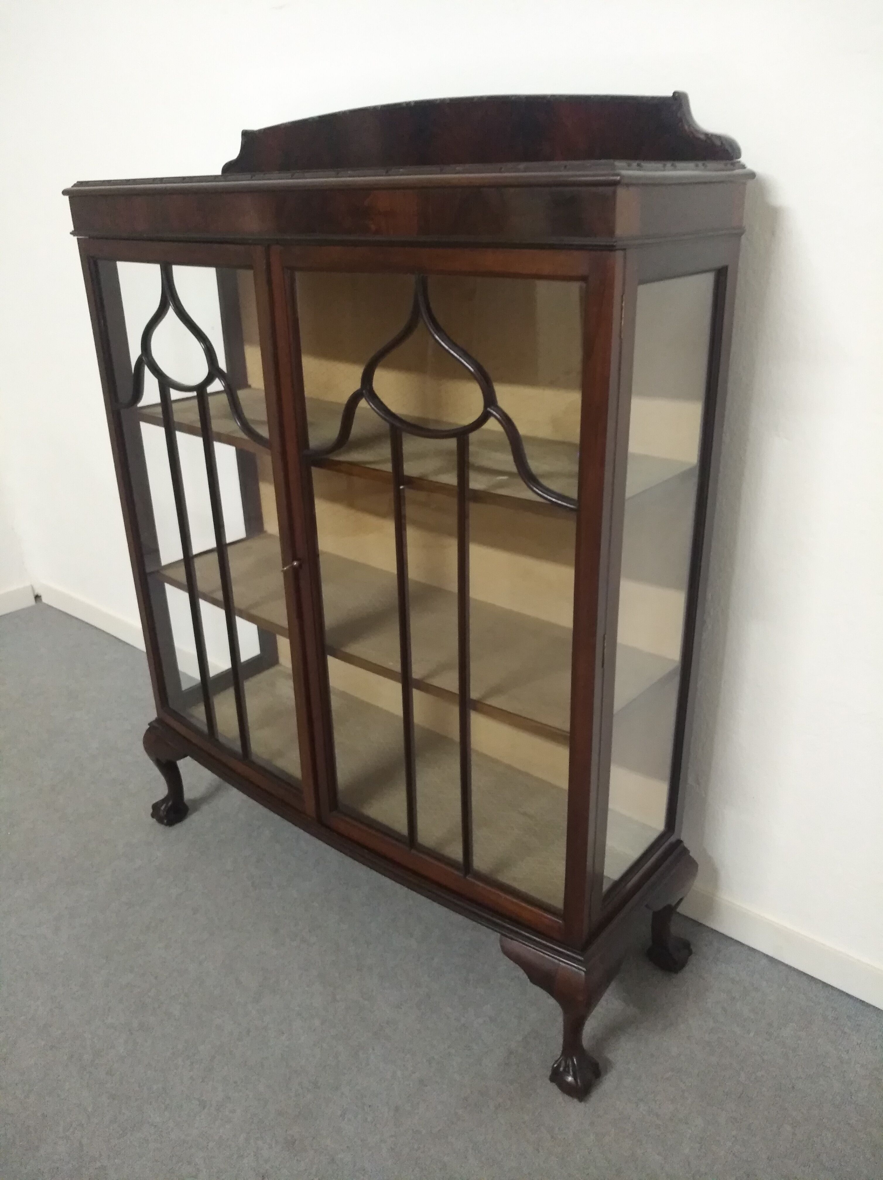 English Art Deco showcase circa 1930