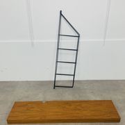 String shelf, teak and metal, 1960s