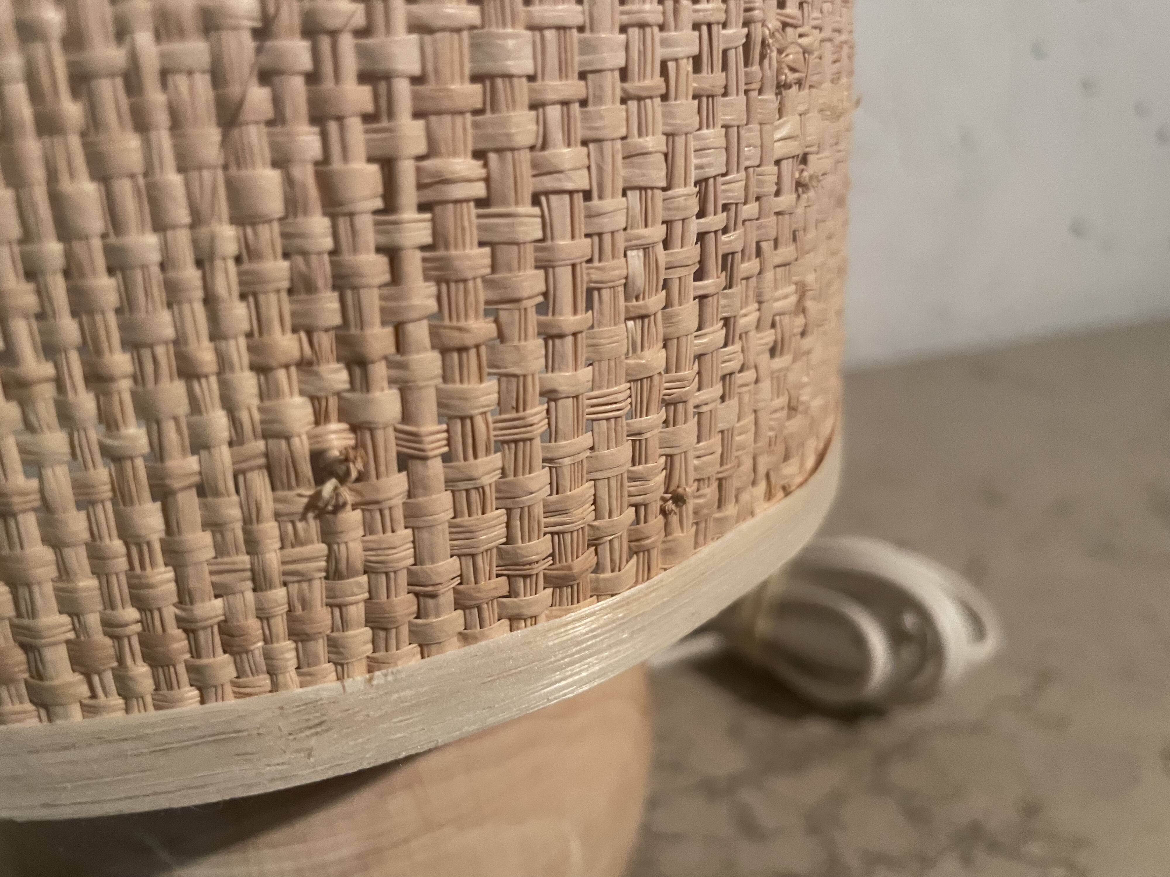 Wooden ball lamp