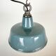 Industrial grey enamel pendant lamp, 1960s