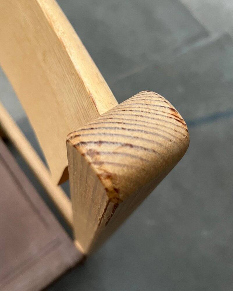 Swedish Mid-Century Safari Chair, 1960s, set of 3