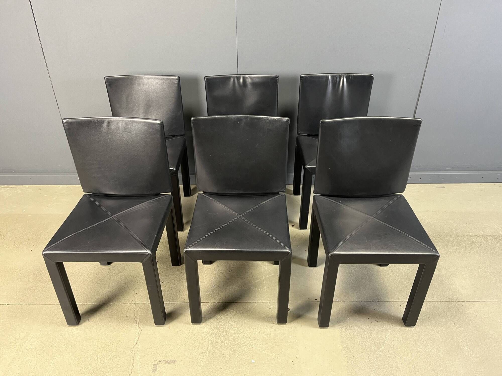 Arcadia dining chairs by Paolo Piva for B& B Italia set of 6