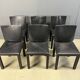 Arcadia dining chairs by Paolo Piva for B& B Italia set of 6