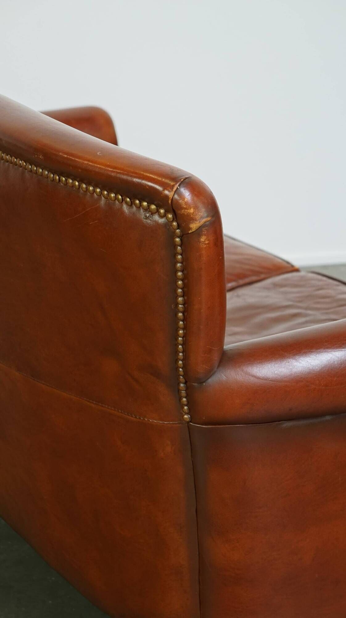 Classic 2 seater sheepskin sofa with beautiful colours and good seating comfort