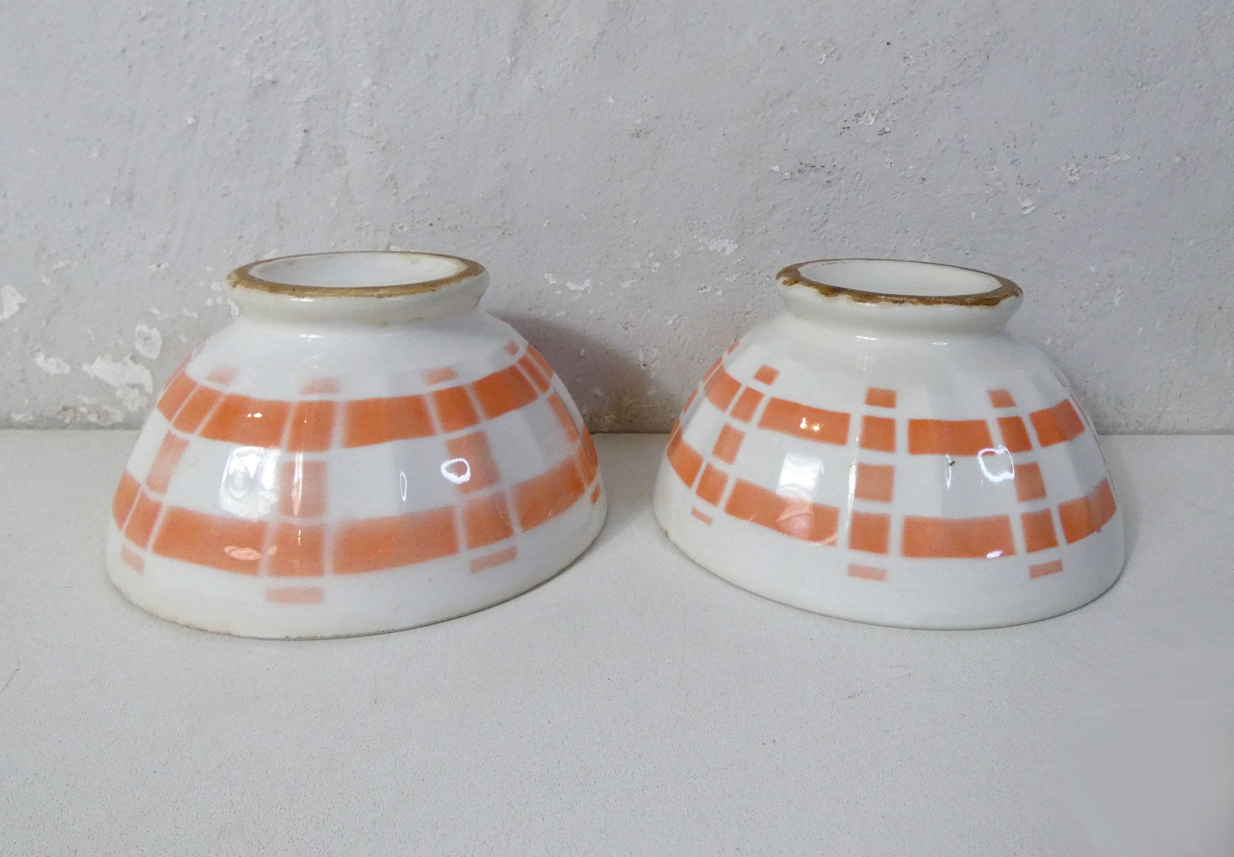 2 old Digoin bowls