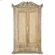 Antique Indian double-leaf door in carved solid wood