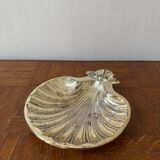 Silver-plated shell dish