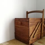 Little sewing worker