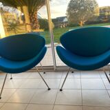 2 Fauteuils orange slice
