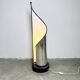 Sculptural Detrobus Table Or Floor Lamp In Curved Steel By Stilnovo, Italy 1970S