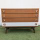 Commode scandinave vintage 1960 Teck & chrome
