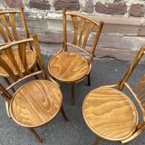 4 vintage bistro chairs