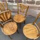 4 chaises bistrot vintage