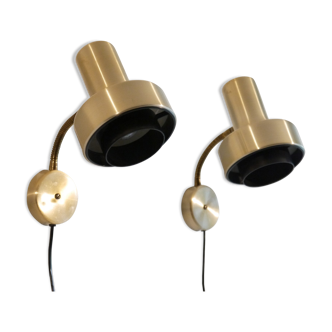 Pair of Scandinavian vintage sconces Elidus 1960