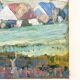 Painting “Village”, Oil on canvas signed.