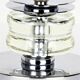 Art Deco lamp 1930 crystal and chrome metal