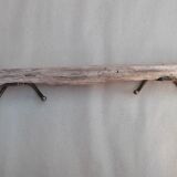 Towel rack driftwood tea towels 2 Metal hooks dp 1022109