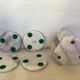 Four marble coasters with holder