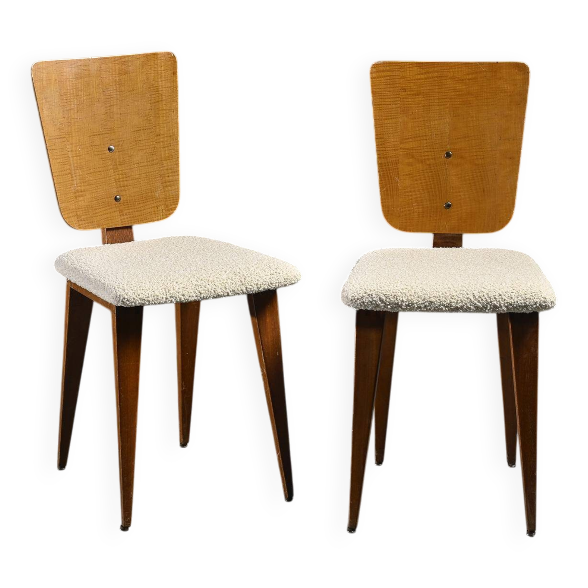 Paire de chaises par André Sornay, Lyon France