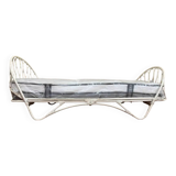 Vintage rattan bed - 1960s - Bohemian charm