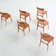 Chaises de salle à manger Hans Wegner Sawbuck CH30 Carl Hansen & Son Danemark 1952