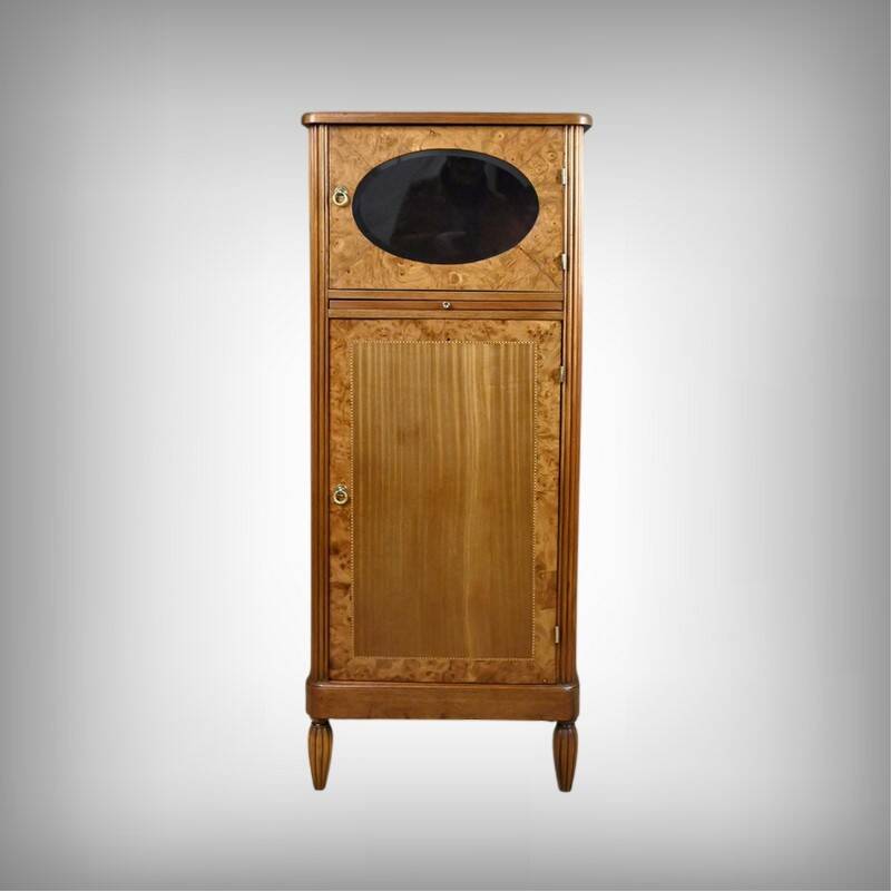 Furniture made of thuya burl and mahogany, Art Deco period – early 20th century.