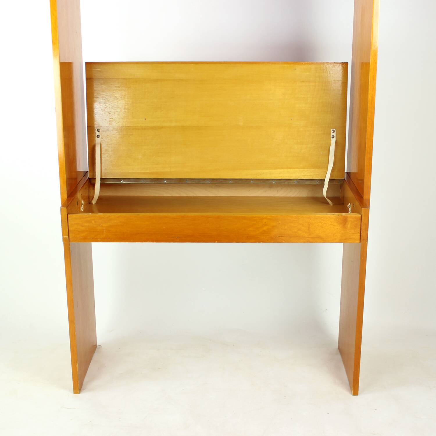 Architectural Mid Century Dressing Table With Hidden Compartment, Czechoslo