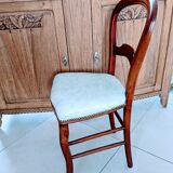 Louis Philippe chair sitting fabric