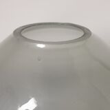 Tulipe de lampe verre irisé/argenté