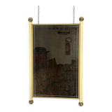 Italian Vintage Mirror in Tommaso Barbi style. Italy 1970s
