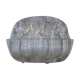 Pique fleurs moulded glass made in France no. 4 1/2