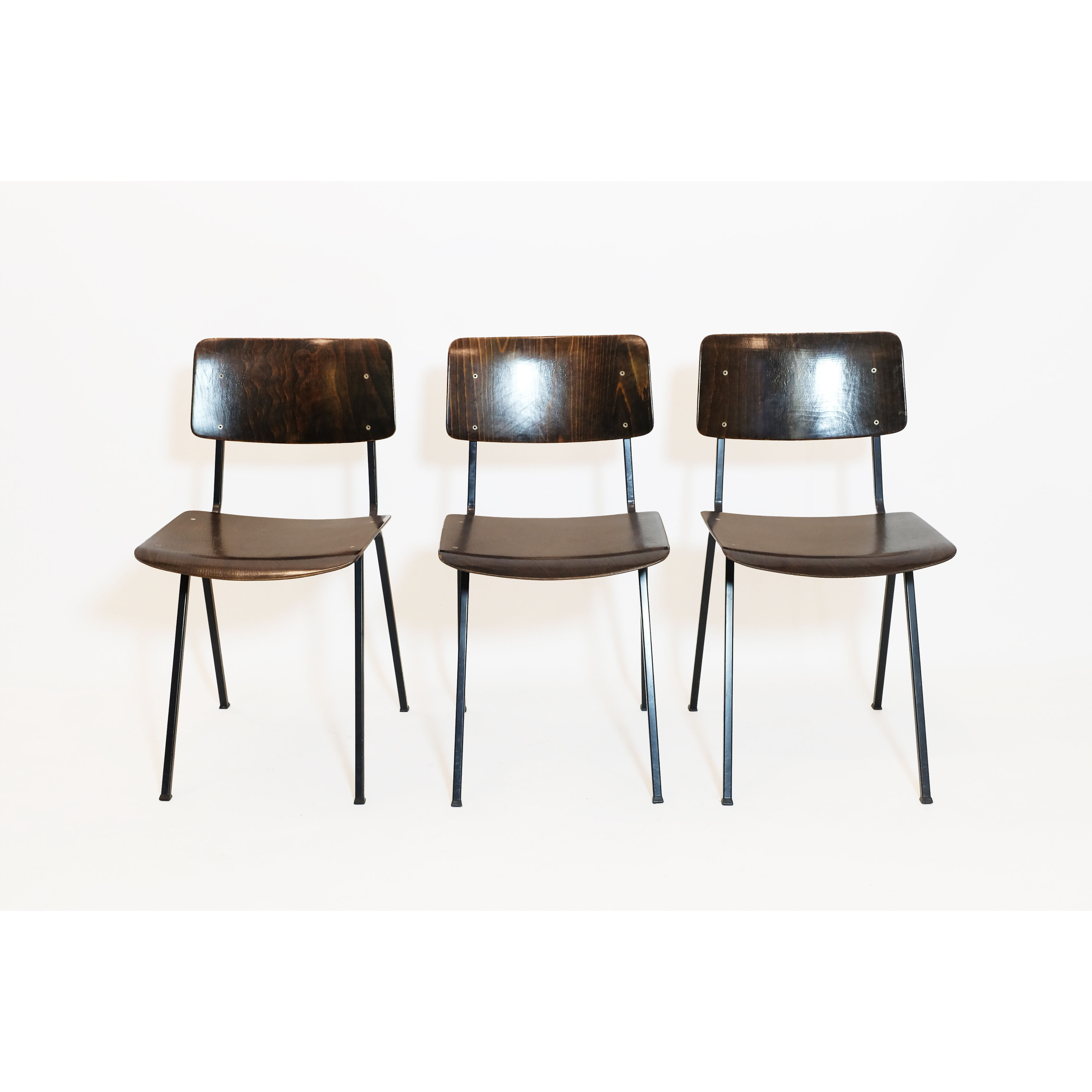 Eromes, trio of F6 chairs from the 60s.