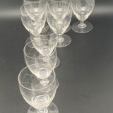 Carafe and stemmed glasses service