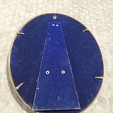 Oval mirror in gilded brass, Belle Époque style