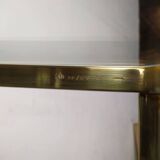 Console laiton verre Broncz