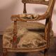 Pair of Louis XVI-style cabriolet armchairs – 18th century