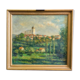 Oil on panel, twentieth century