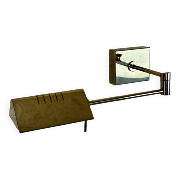 60s 70s wall lamp articulated lamp brass Relco Made in Italy Design