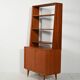 Scandinavian teak bookcase with cabinet, 1950s–1960s